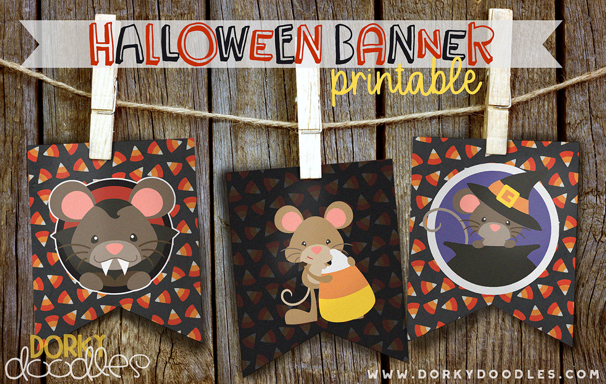 cute halloween banner