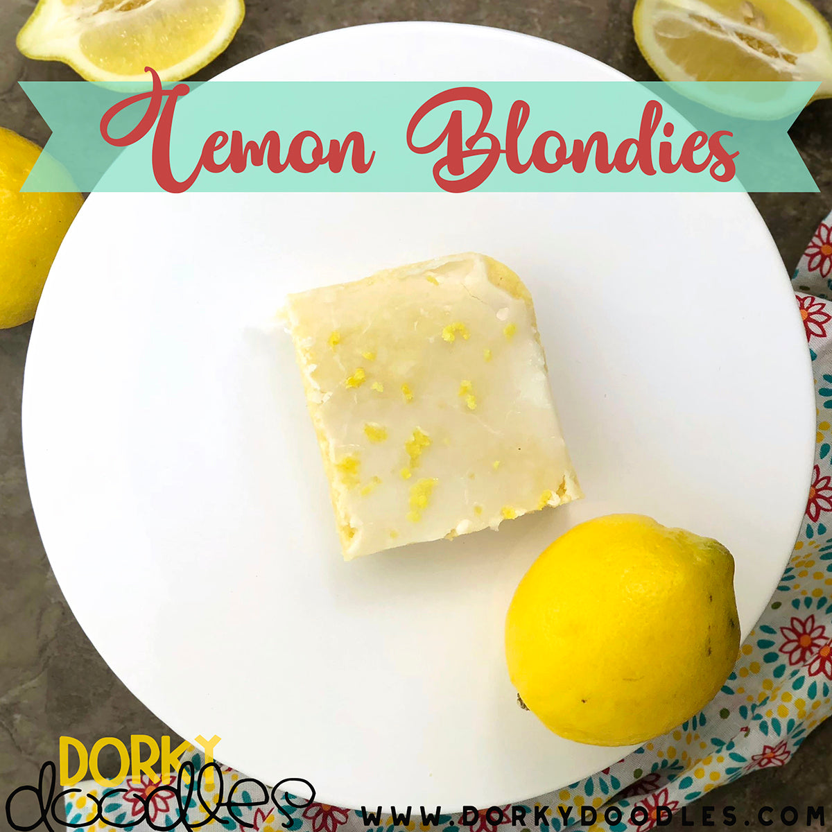 lemon blondie recipe