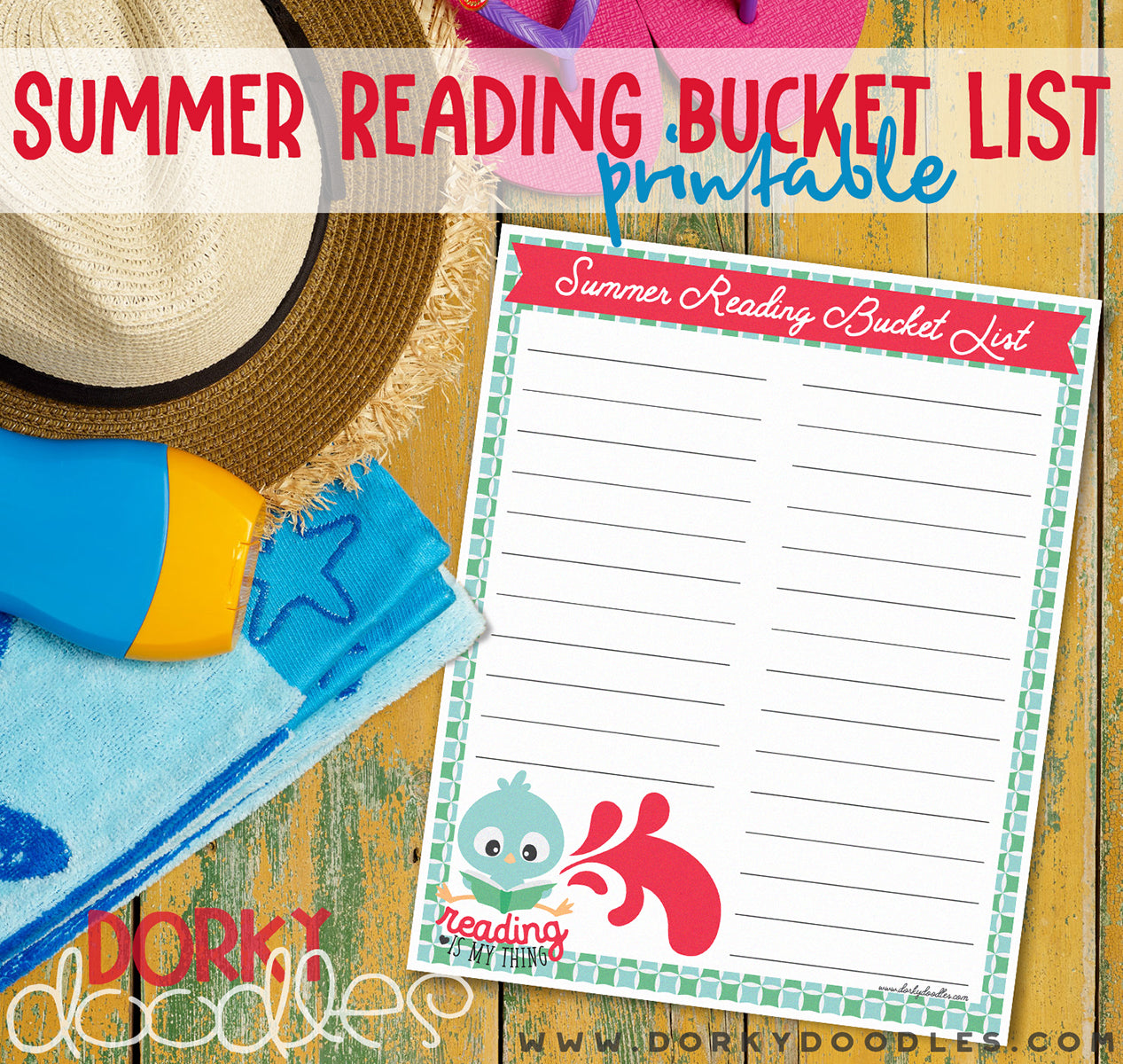 summer reading list printable