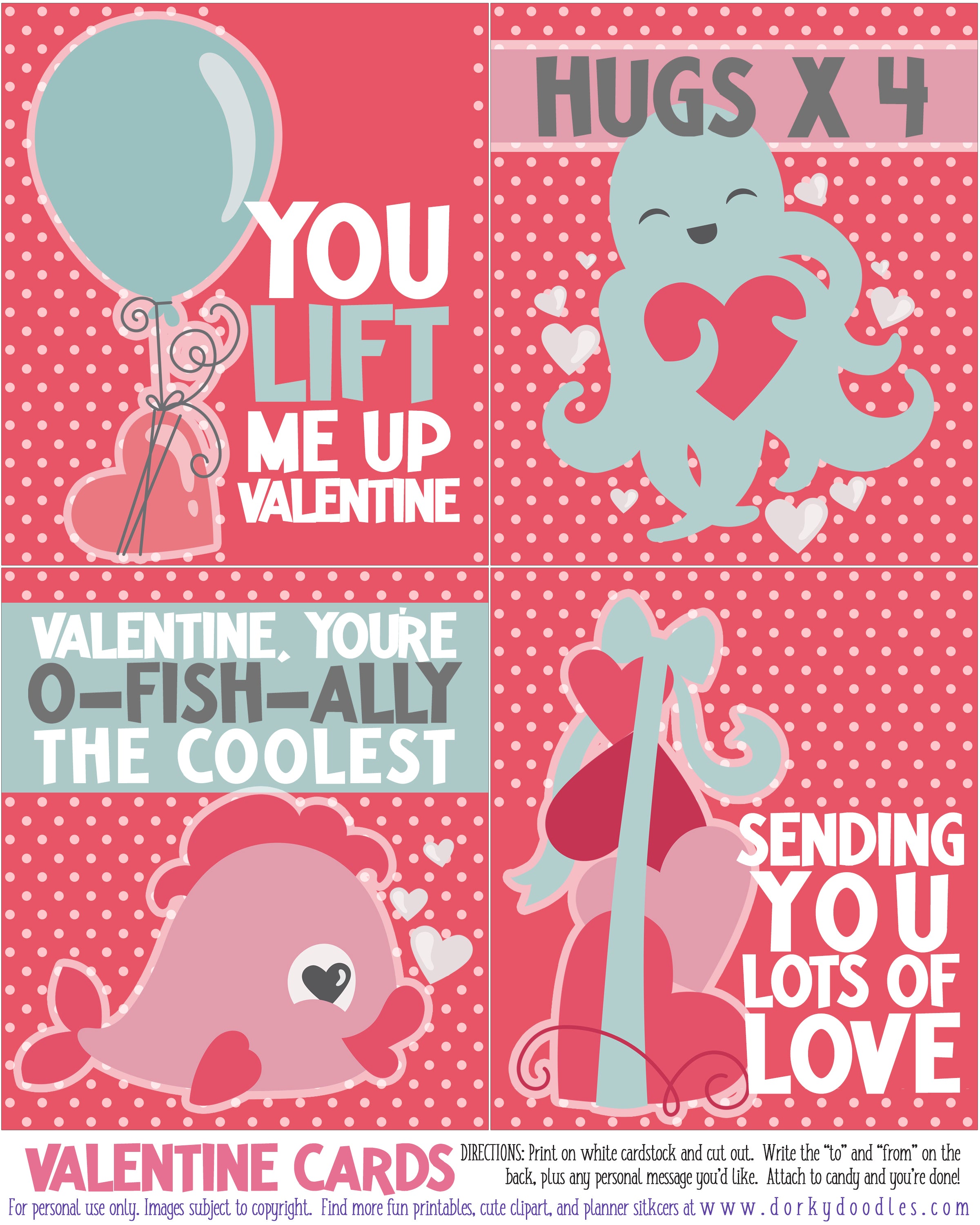cute valentines for kids to print and cut at home