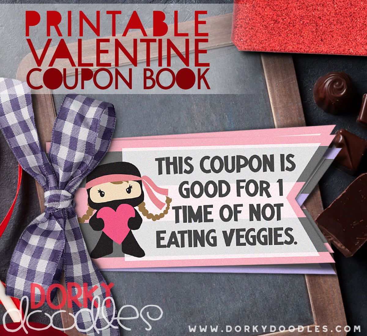 valentine ninja coupon book