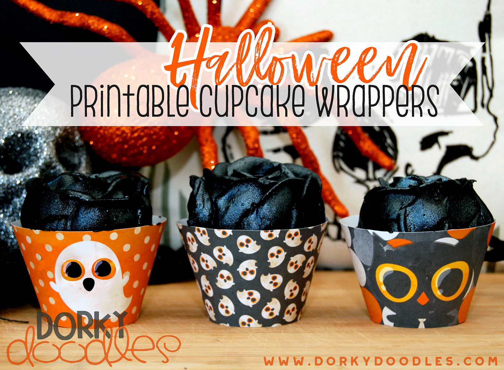 halloween cupcake wrappers