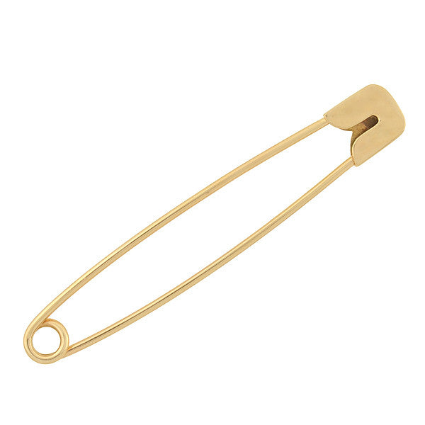 cartier gold safety pin