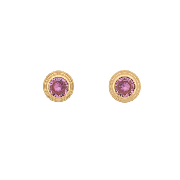 cartier sapphire stud earrings