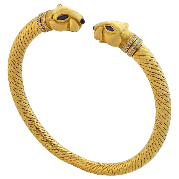 cartier panther head bracelet
