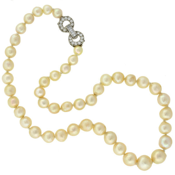 single cultured pearl necklace