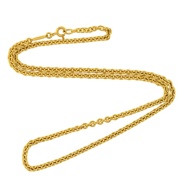 tiffany fob chain necklace