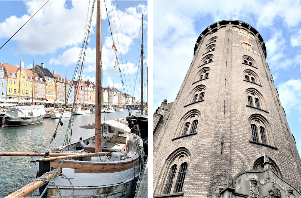 Nyhvn and Round Tower in Copenhagen