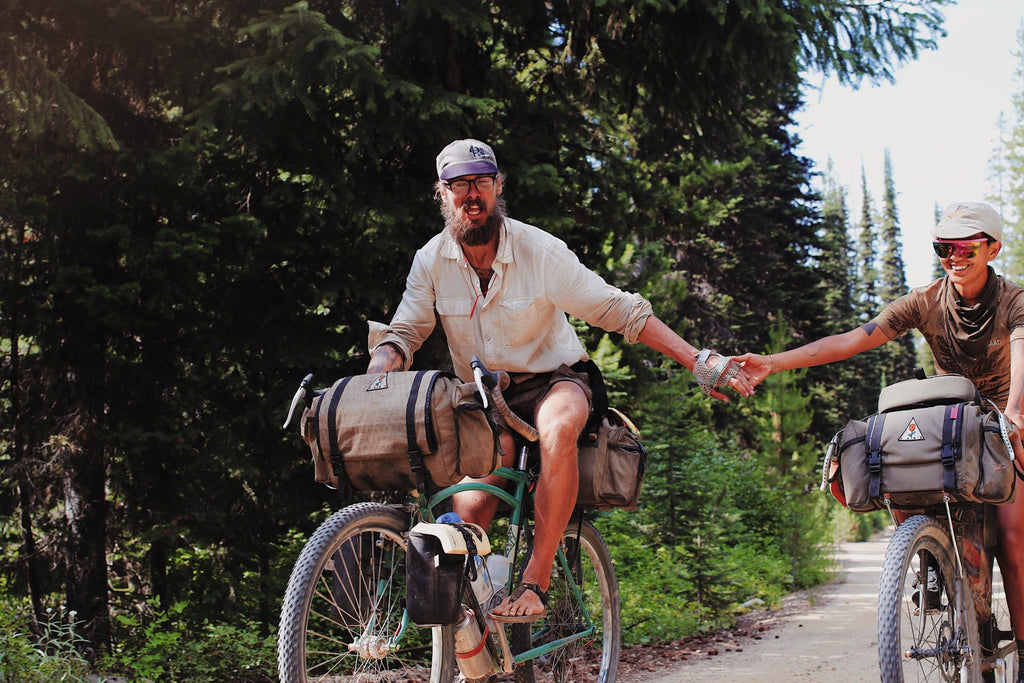 Namz and benedict bike touring