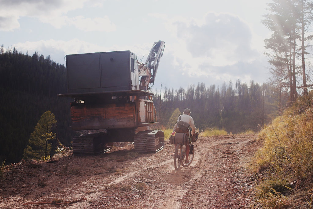 cycling Logging roads idaho