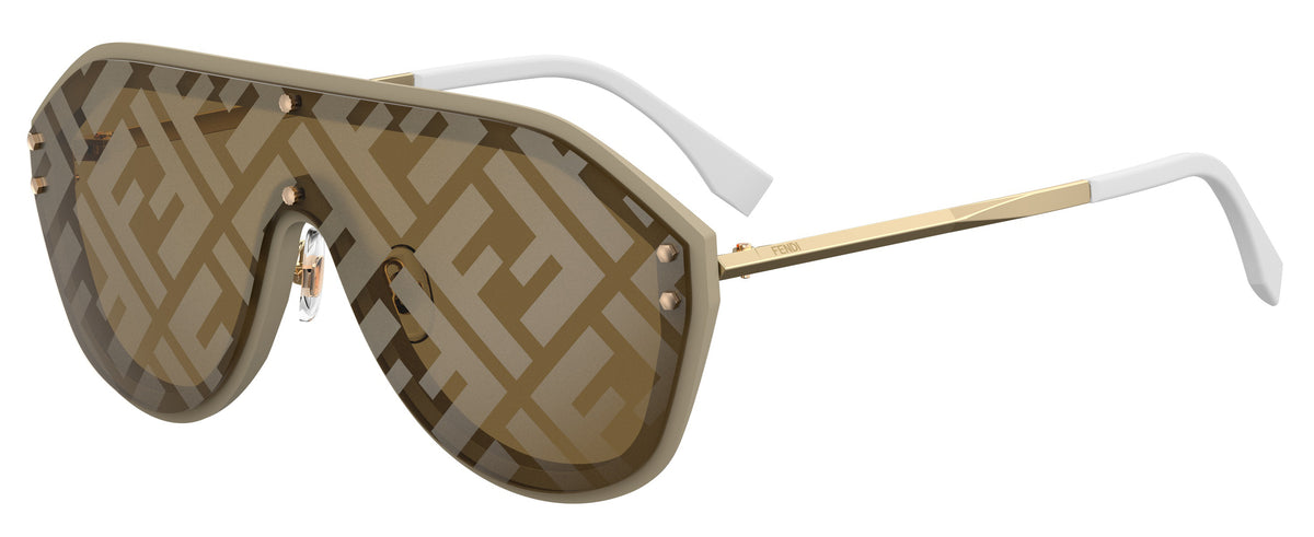 fendi shield aviator sunglasses