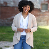 COZYCHIC HONEYCOMB SHAWL CARDIGAN