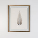 MEDIUM FLOATED FRAMED FEATHER SERIES 5 PAINTING #8