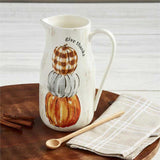 STACKED PUMPKIN PITCHER SET