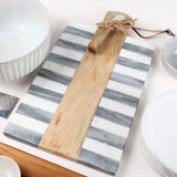 STRIPED MARBLE INLAY BOARD SET