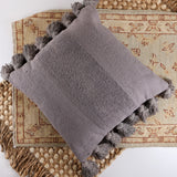 SQUARE TASSEL PILLOW