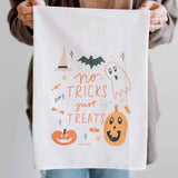 NO TRICKS JUST TREATS FLOUR SACK TOWEL