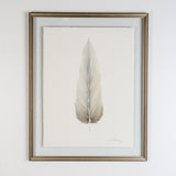 LARGE FRAMED FLOATED FEATHER SERIES 10 PAINTING #2