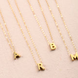 LETTER CHARM NECKLACE