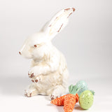 VINTAGE WHITE CERAMIC BUNNY