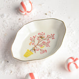 OVAL STONEWARE DISH