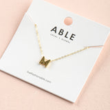 LETTER CHARM NECKLACE