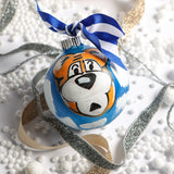 GAMEDAY HAND PAINTED GLASS BALL ORNAMENT