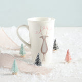 SANTA'S REINDEER STONEWARE MUG