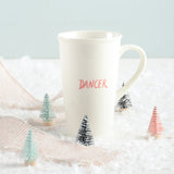 SANTA'S REINDEER STONEWARE MUG