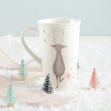 SANTA'S REINDEER STONEWARE MUG