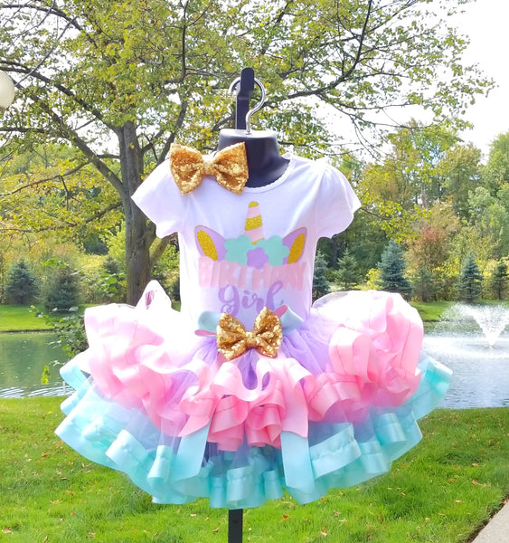 unicorn color tutu