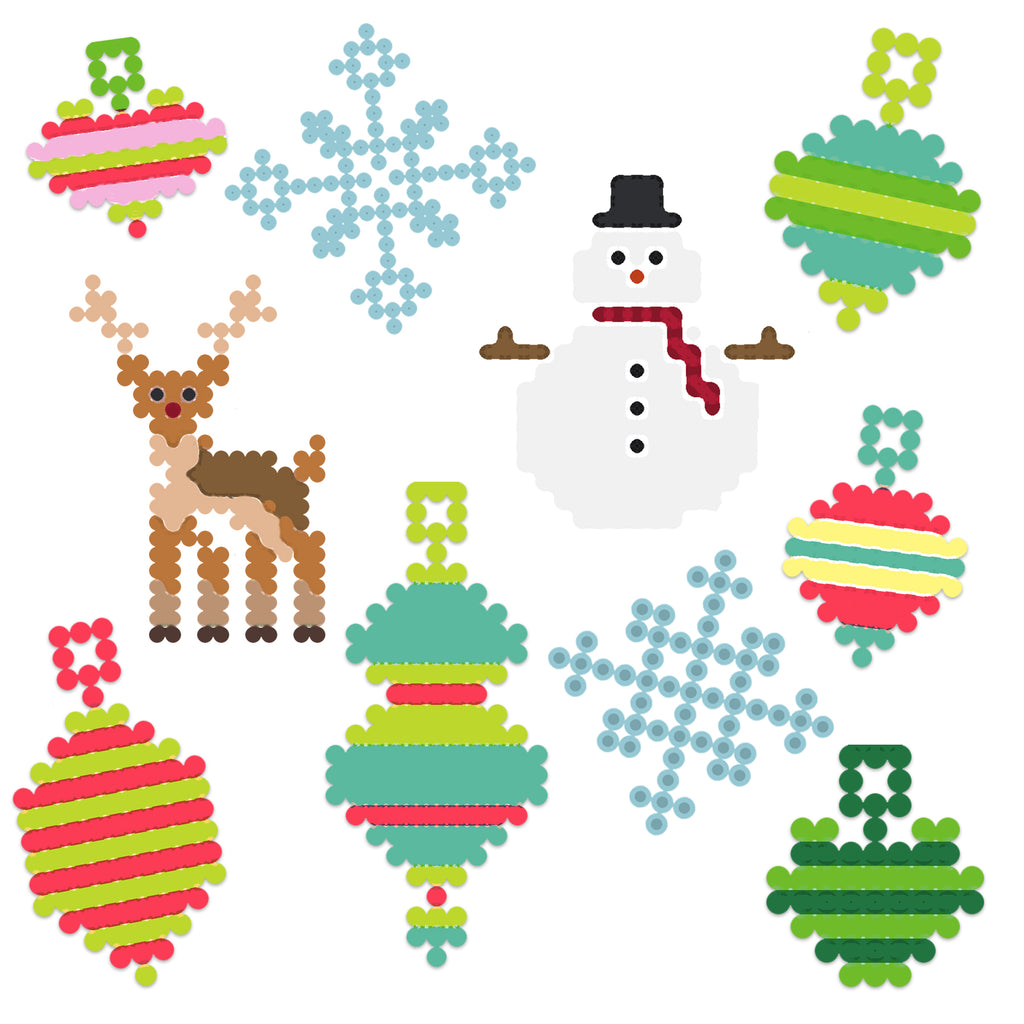 Featured image of post Perler Beads Christmas Patterns Free Christmas wreath perler bead pattern