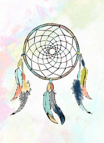 colorful dream catcher wall art for girls bedroom free printable wall decor