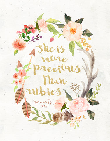 she is more precious than rubies proverbs wall art free printable