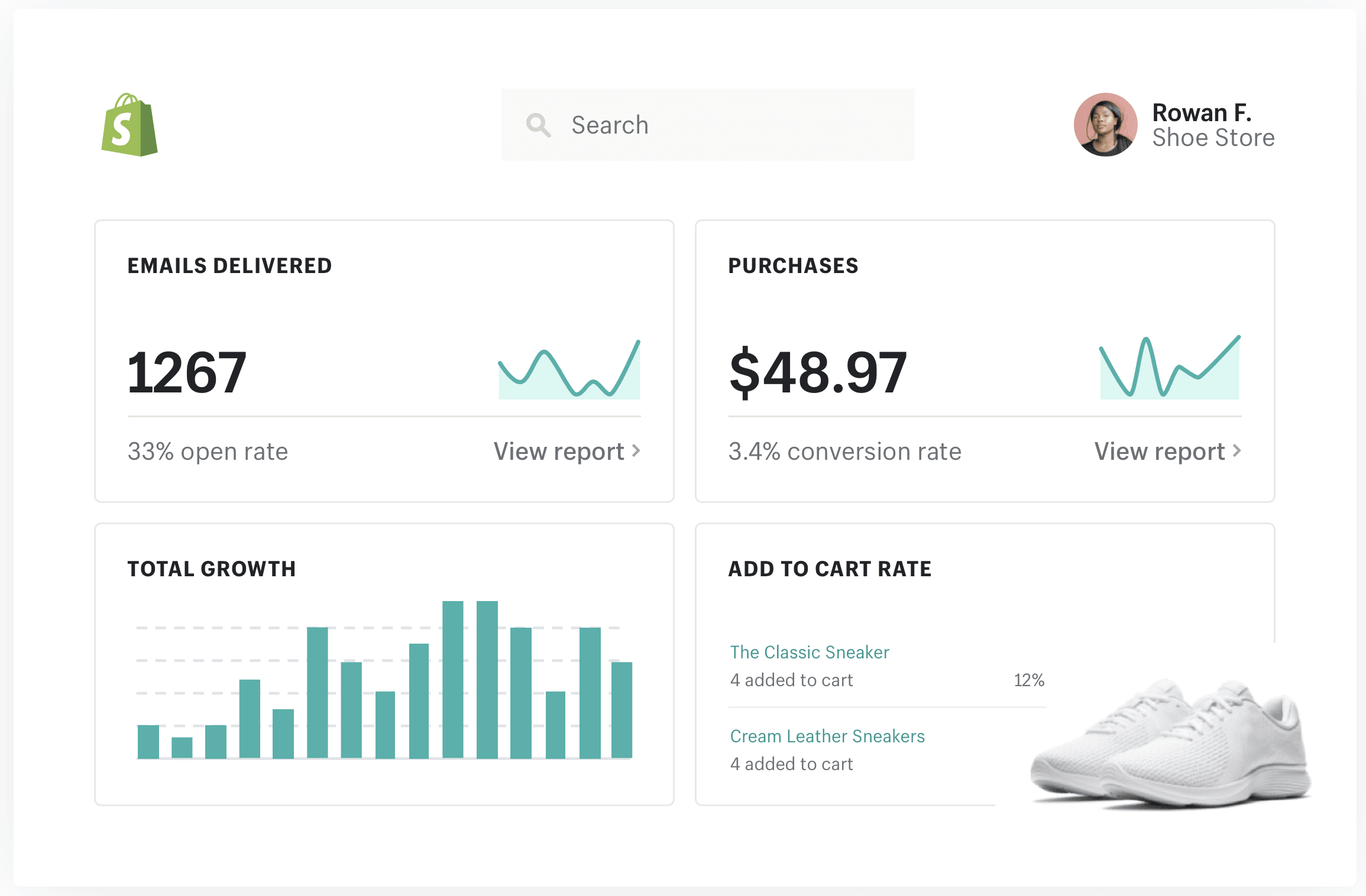 Shopify Email analytics