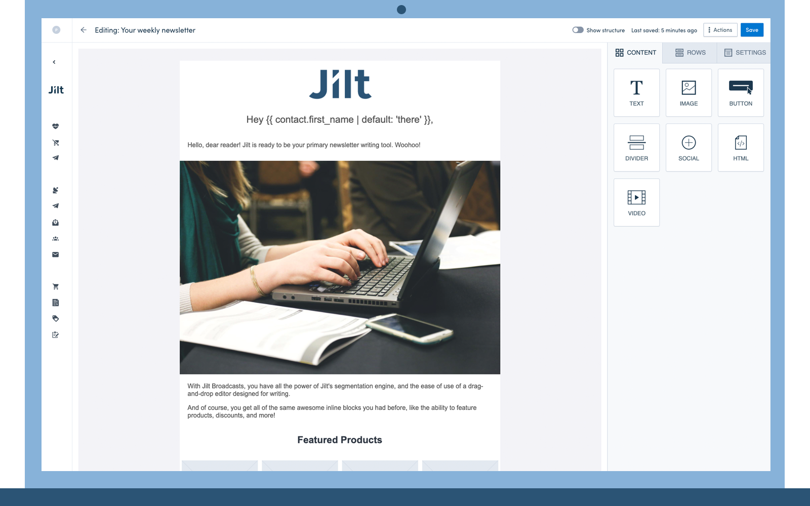 Jilt Email