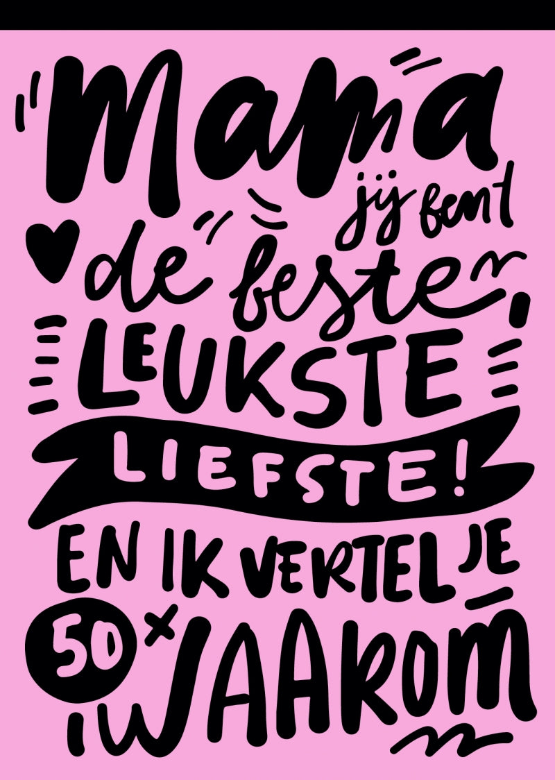 Mama jij bent de beste - LUV Spakenburg