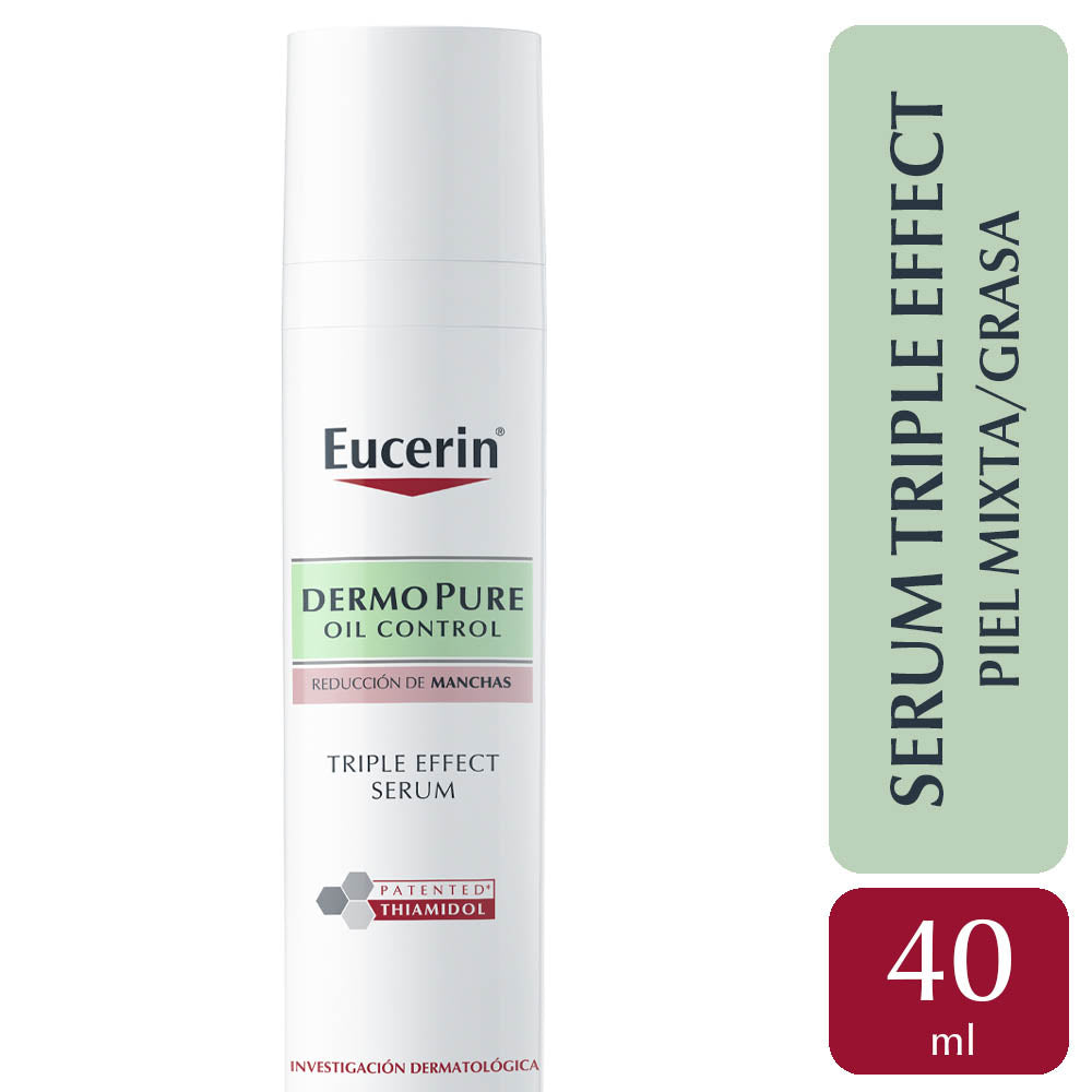 Balance skin & boost happiness with Eucerin's DermoPure Oil Control Mattifying Visible results in 2 wks!