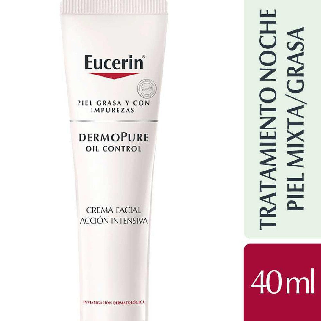 Say Goodbye to Acne with Eucerin Dermopure Night Cream - Non-Comedogenic, & Dermatologically Tested!