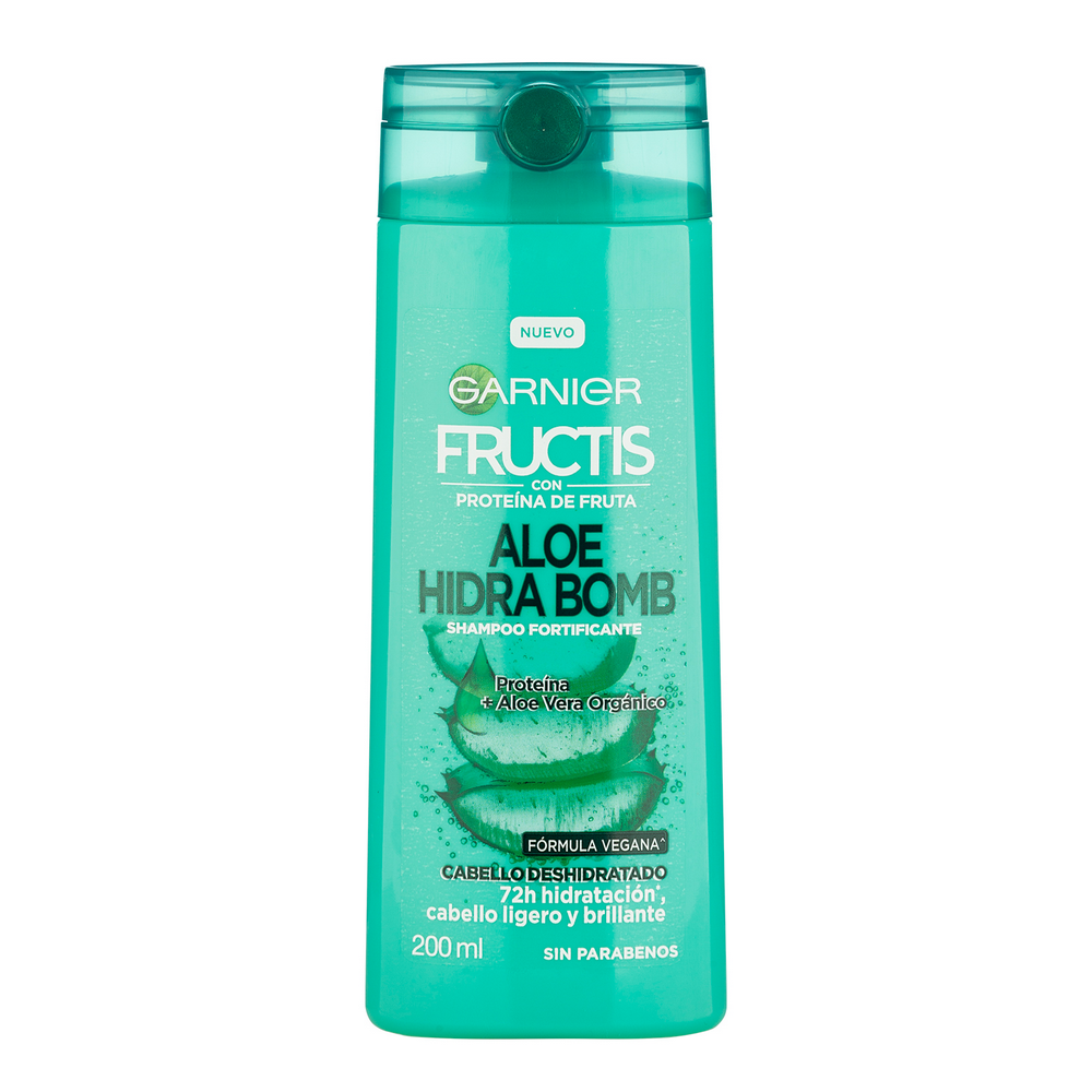 Enjoy soft, light hair a healthy balance with Garnier Fructis Aloe Hydra Bomb Shampoo. hrs hydration, vegan paraben Enhance overall happiness.