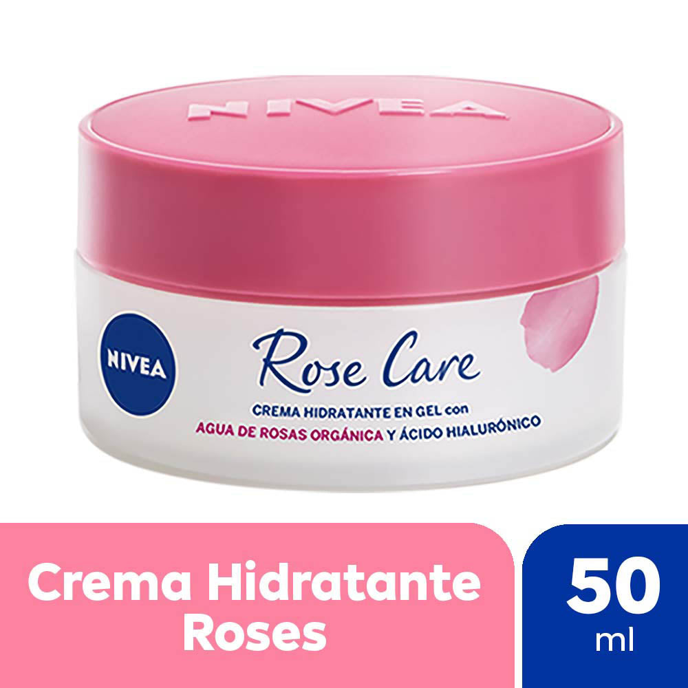 meer Titicaca Meenemen hoofdstuk NIVEA Rose Care Moisturizing Gel Face Cream For All Skin Types - 50Ml
