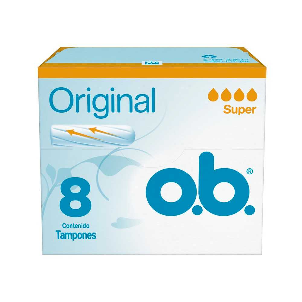 Buy OB Original Super Tampons (8 Units) - Soft, Flexible & Design with Leak-Lock