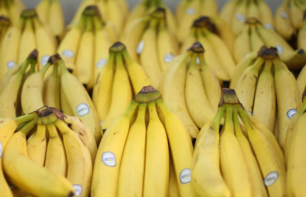 bananas at supermarket