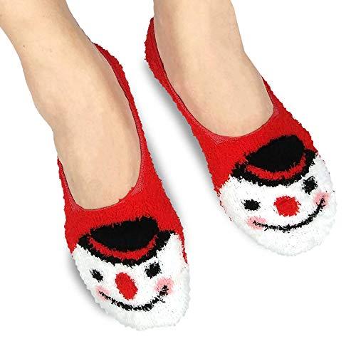 ladies christmas slipper socks