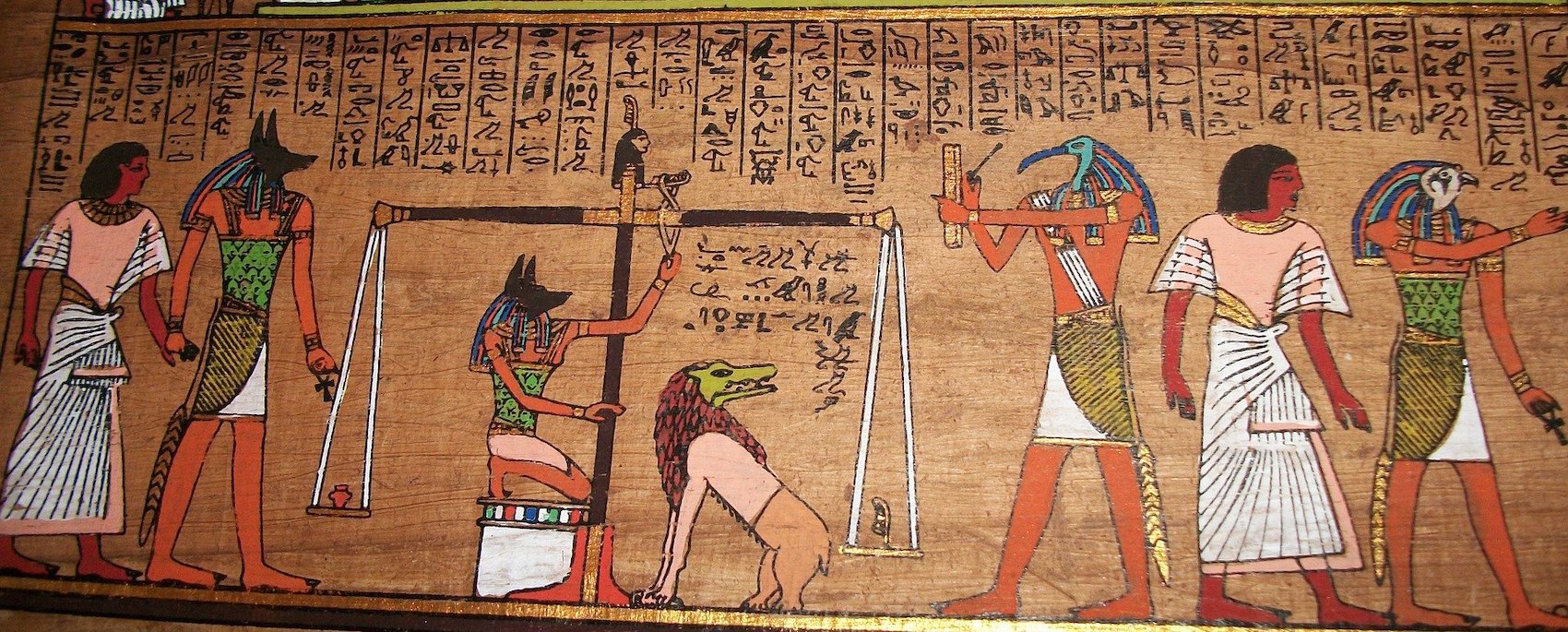 Dieux Égyptiens avec tête de lion
