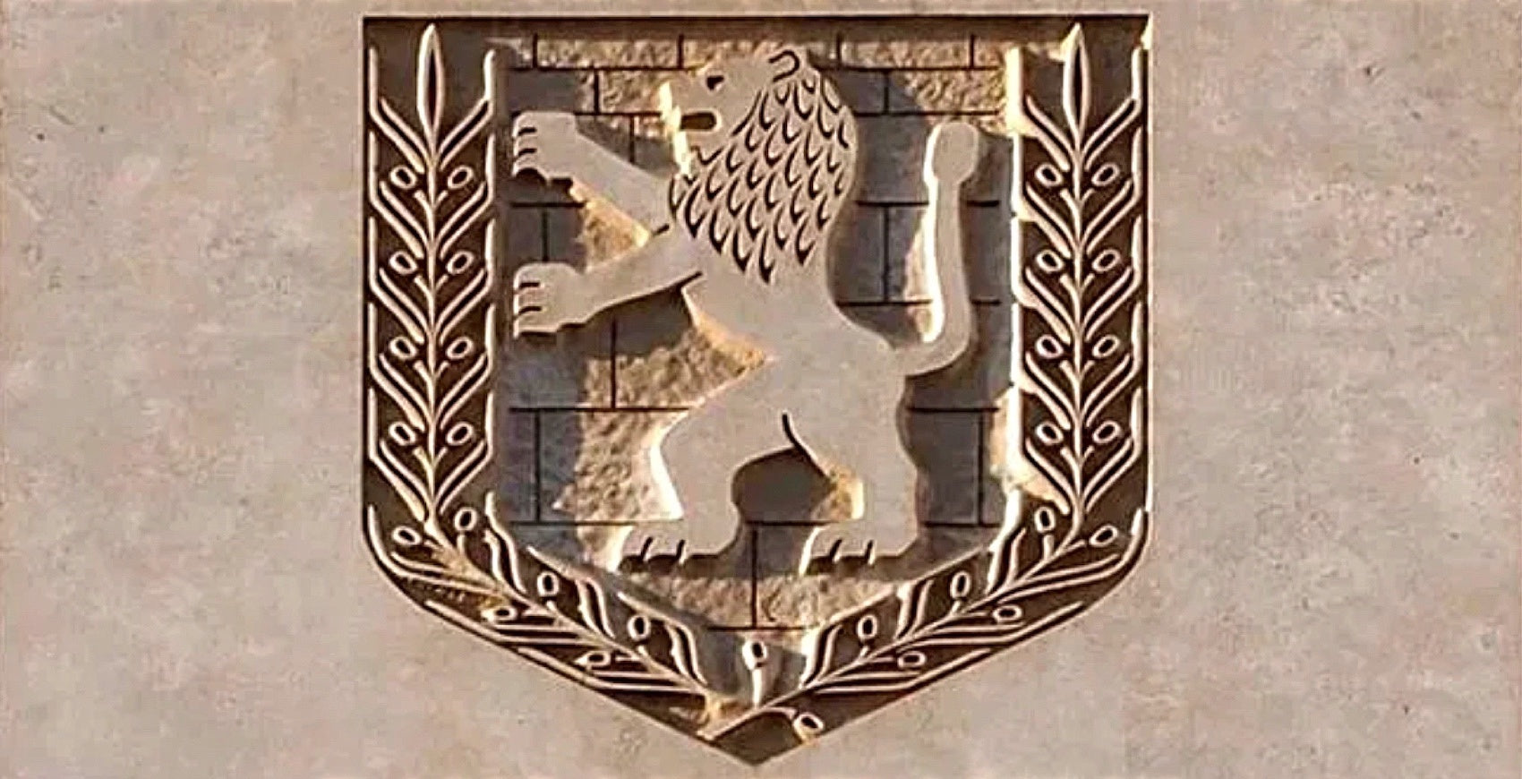 Statue du Lion de Juda sur pierre