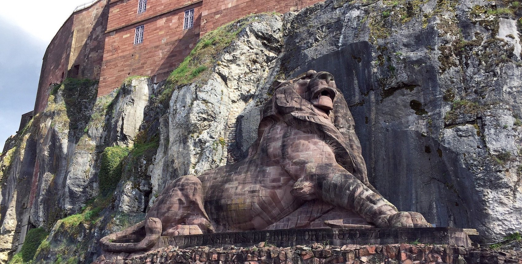 Statue Lion de Belfort en Alsace