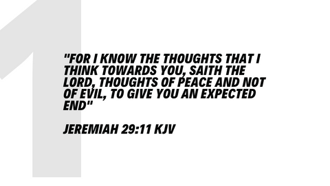 top 5 bible verses Jeremiah 29:11 KJV
