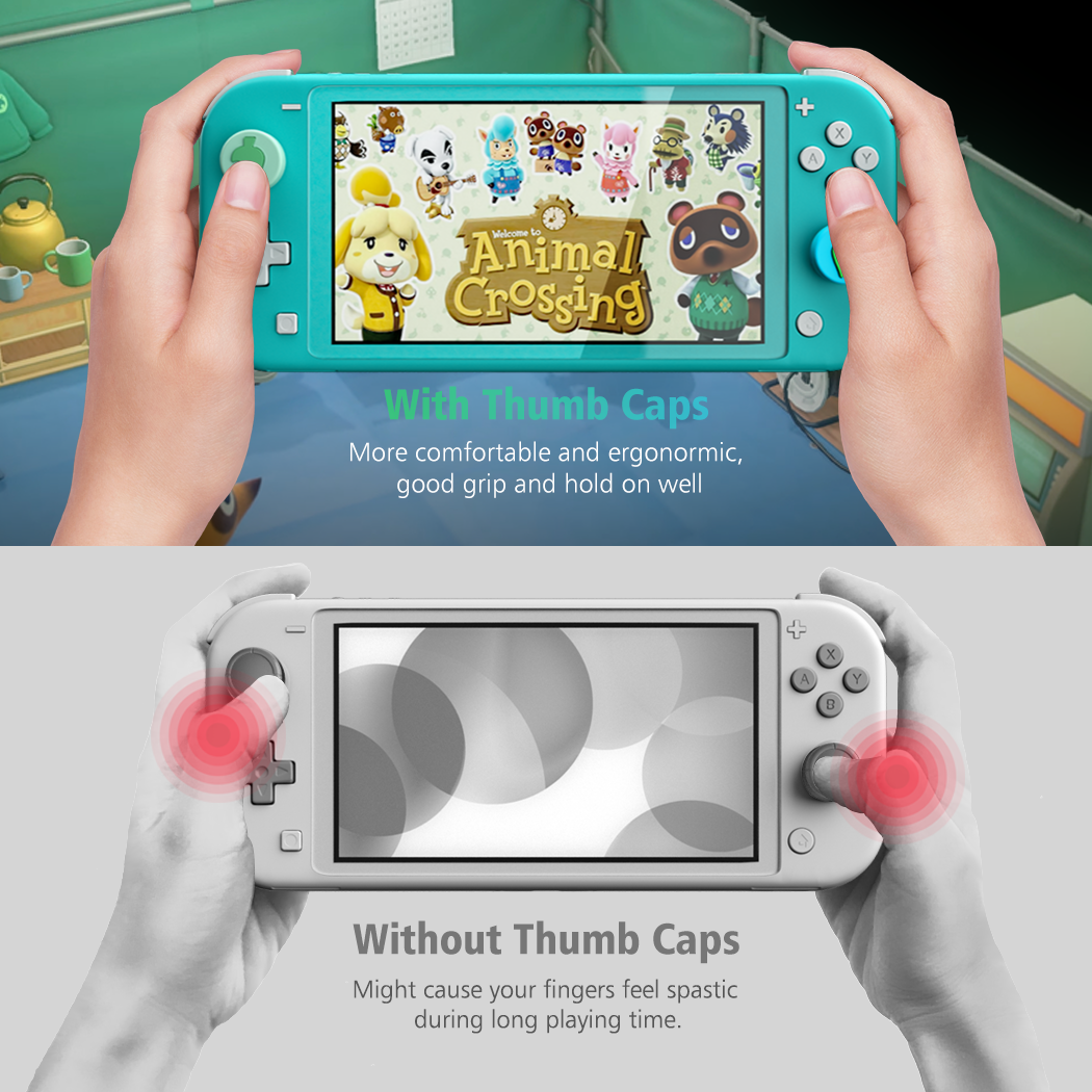 animal crossing switch thumb grips