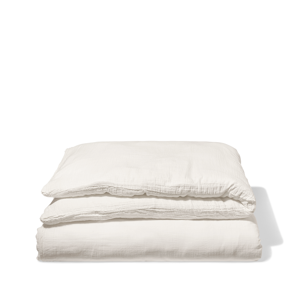 Housse de couette 200 x 200 cm en gaze de coton